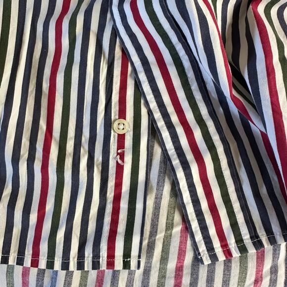 Vintage Tommy Hilfiger Shirt Mens XL‎ Striped Long Sleeve Button Down w/Pocket - Picture 9 of 9